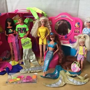 Barbie Dolls, Wardrobe and Accessories Lot